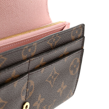 Louis Vuitton Monogram Sarah Wallet NM Rose Ballerine 8 of 11