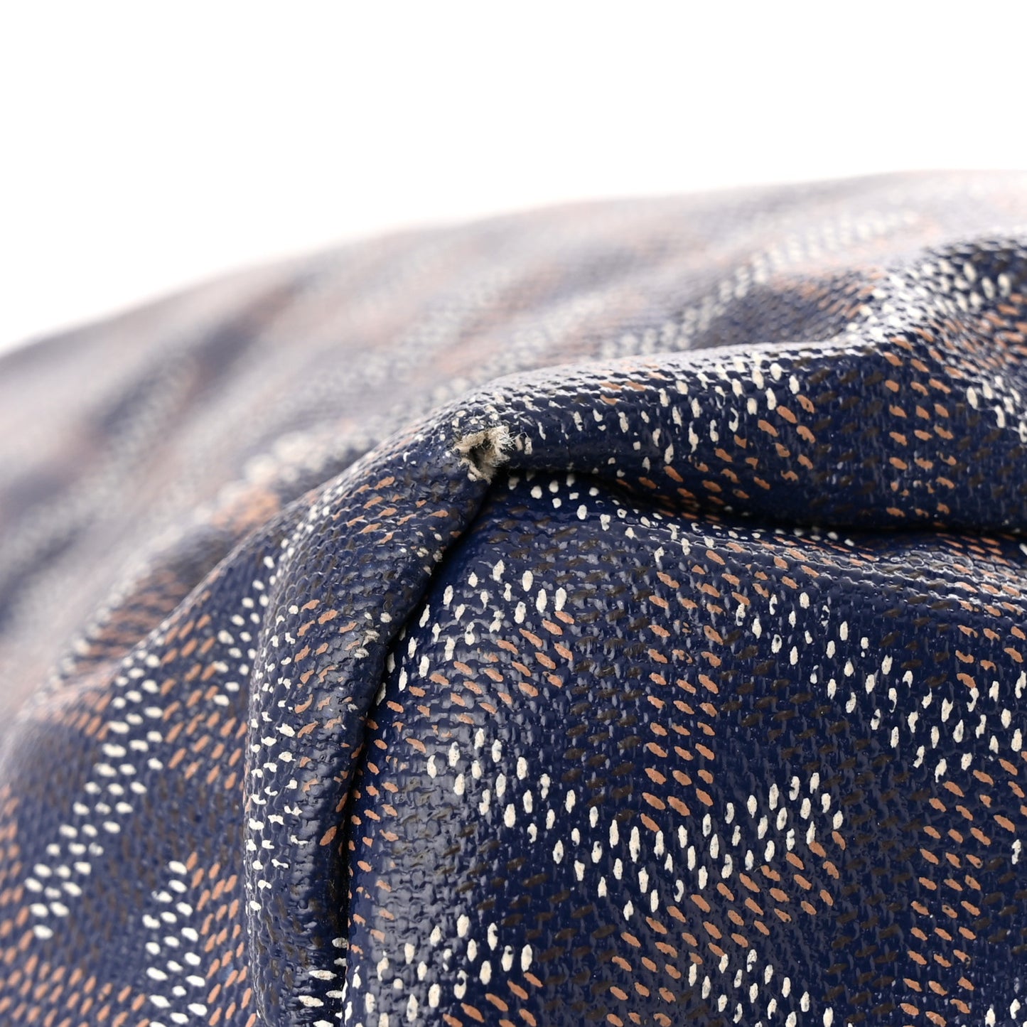 Goyardine Fidji Zip Hobo Navy