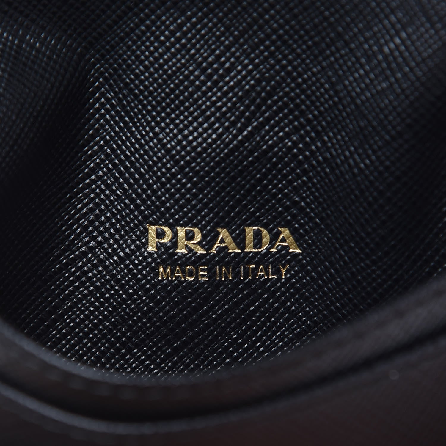 Prada Saffiano Metal Flap Card Holder Black 5 of 6