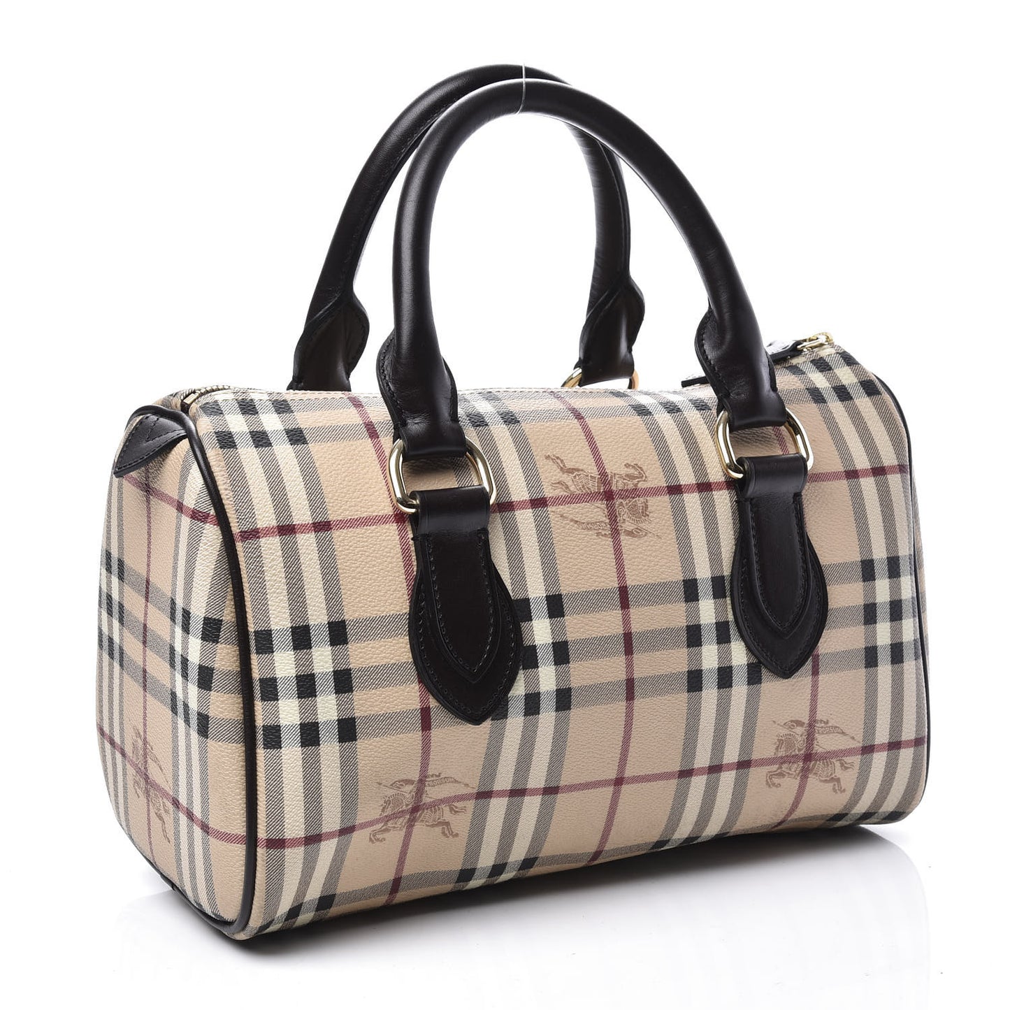 Haymarket Check Small Chester Bowling Bag Chocolate