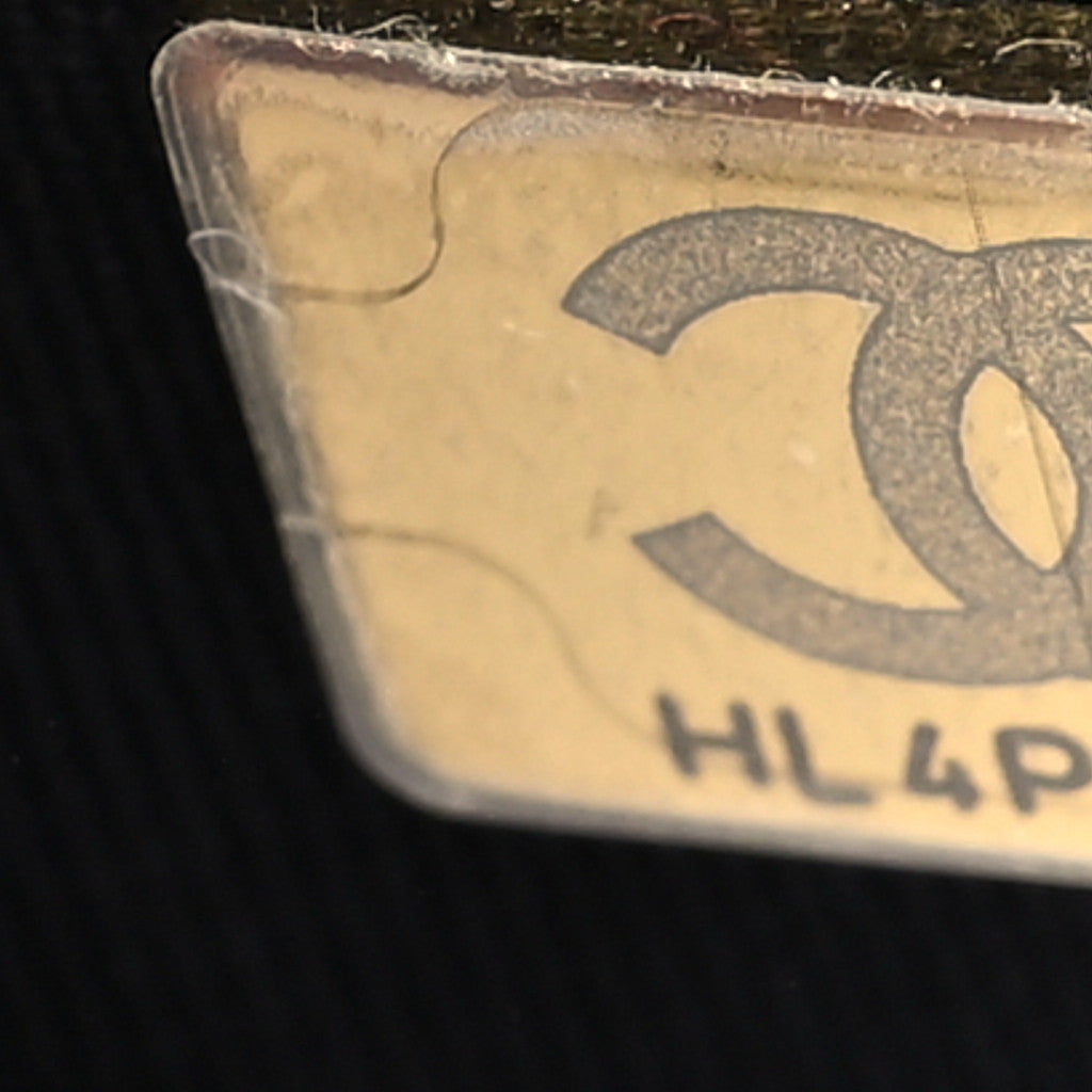 Lambskin Quilted Small Hobo Bag Black