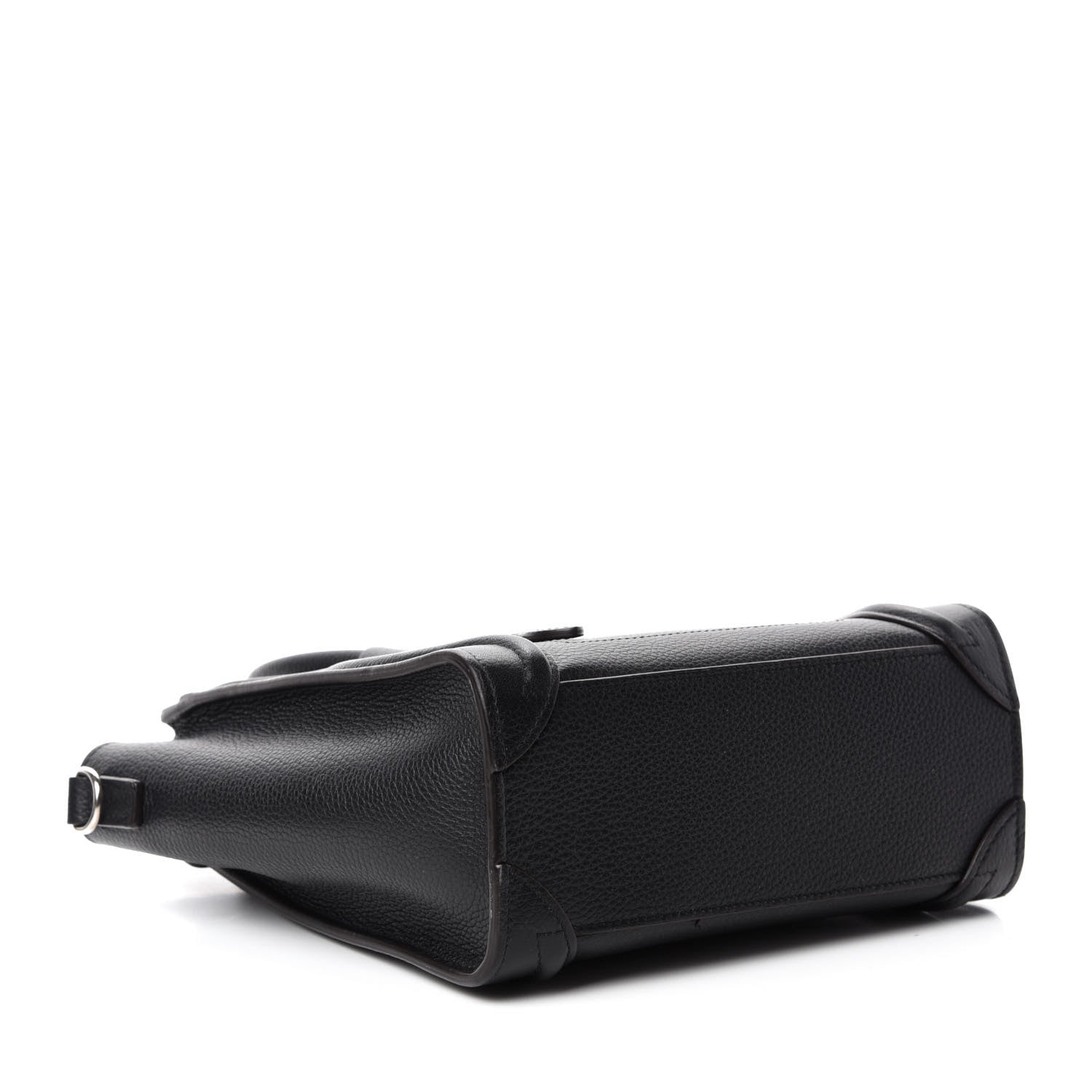 Celine Drummed Calfskin Nano Luggage Black 4 of 16