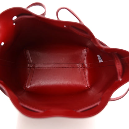 Mansur Gavriel Calfskin Mini Mini Bucket Bag Burgundy 5 of 10