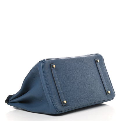 Hermes Togo Birkin 35 Deep Bleu 4 of 17