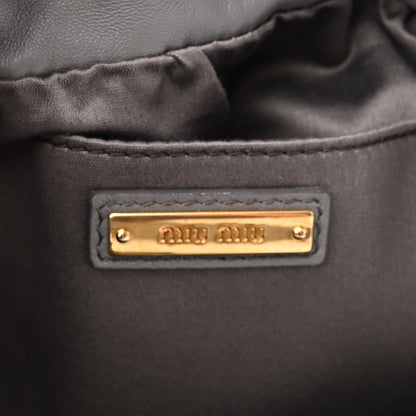 Miu Miu Nappa Matelasse Small Bucket Bag Marmo 6 of 11