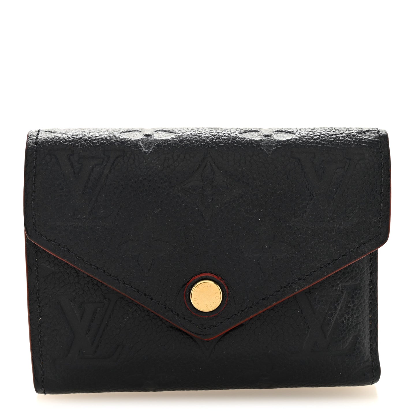 Empreinte Victorine Wallet Marine Rouge