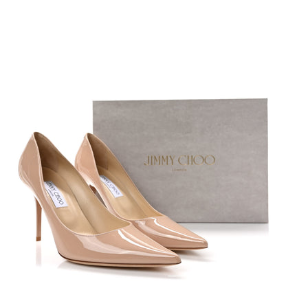 Jimmy Choo Patent Agnes 85 Pumps 41.5 Powder Pink 8 of 8