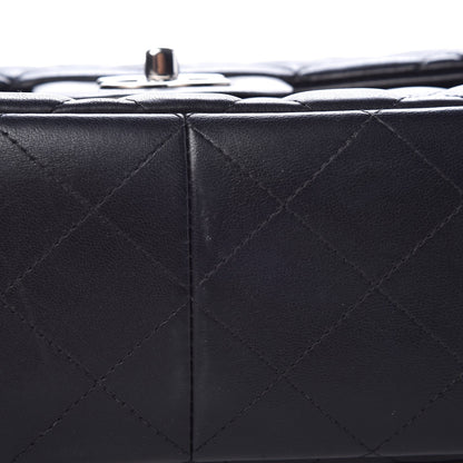 Chanel Lambskin Quilted Jumbo Double Flap Black 10 of 10