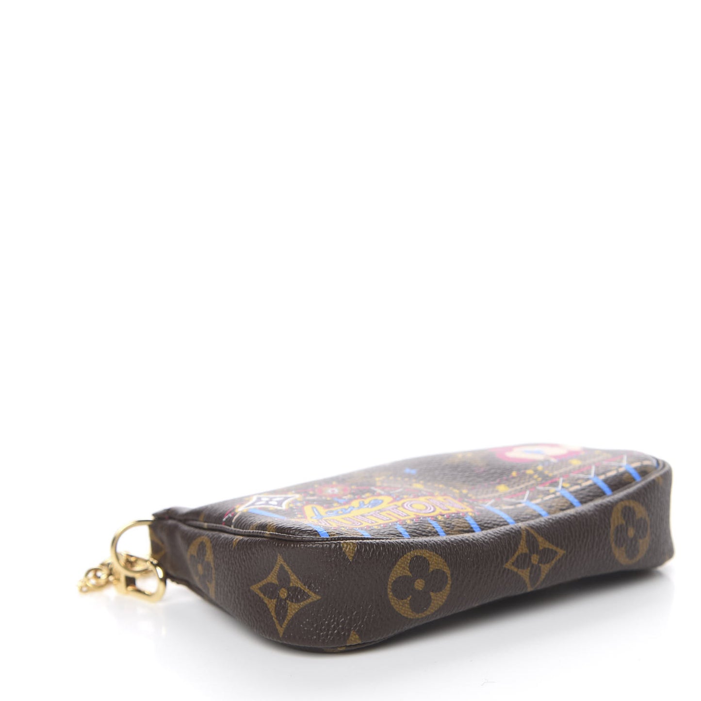 Monogram 2020 Christmas Animation Roller Coaster Mini Pochette Accessories Pivoine