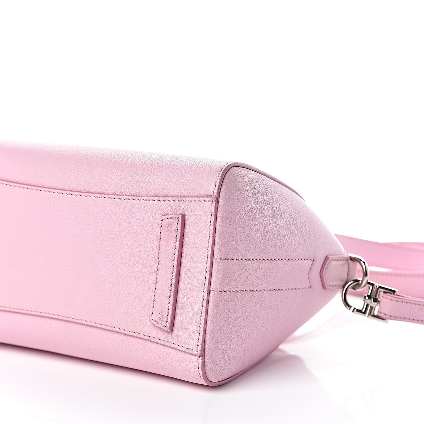 Sugar Goatskin Mini Antigona Pale Pink