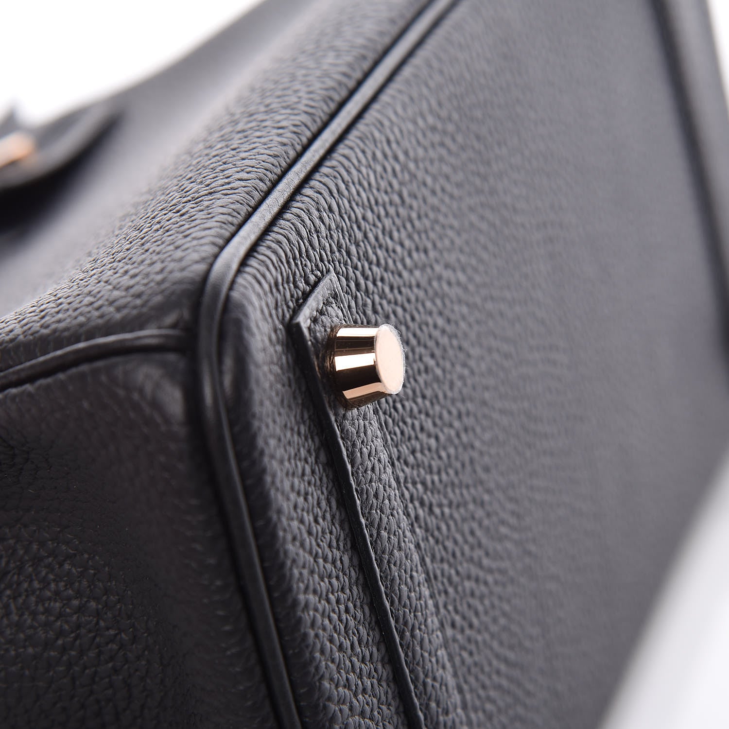 Hermes Togo Birkin 25 Black 9 of 37