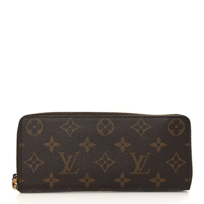 Louis Vuitton Monogram Clemence Wallet Fuchsia 1 of 6