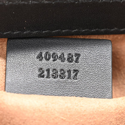 Gucci GG Supreme Monogram Calfskin Small Padlock Shoulder Bag Beige Black Cuir 7 of 10