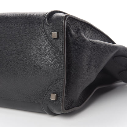 Celine Drummed Calfskin Mini Luggage Black 10 of 14