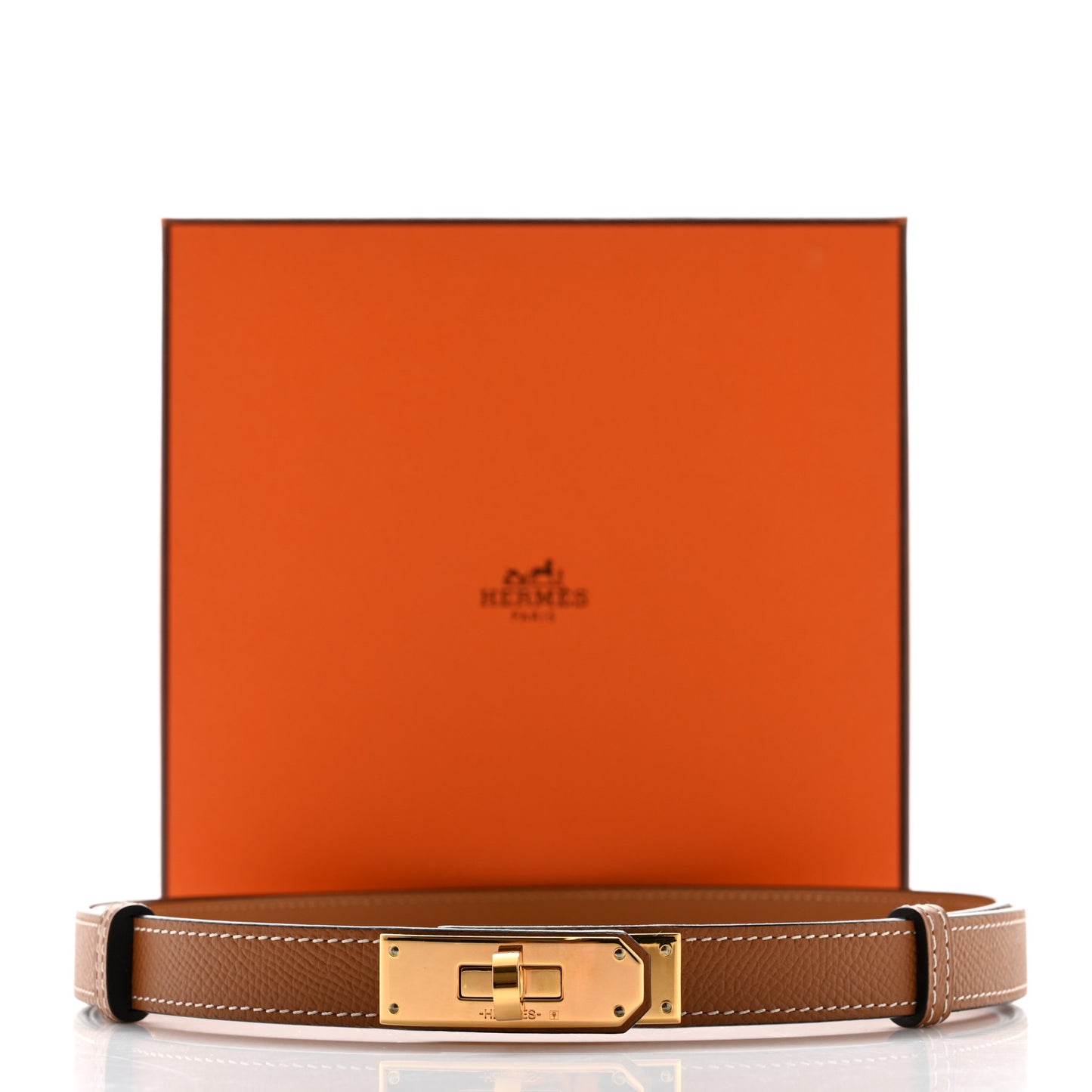 Epsom Kelly Belt Gold