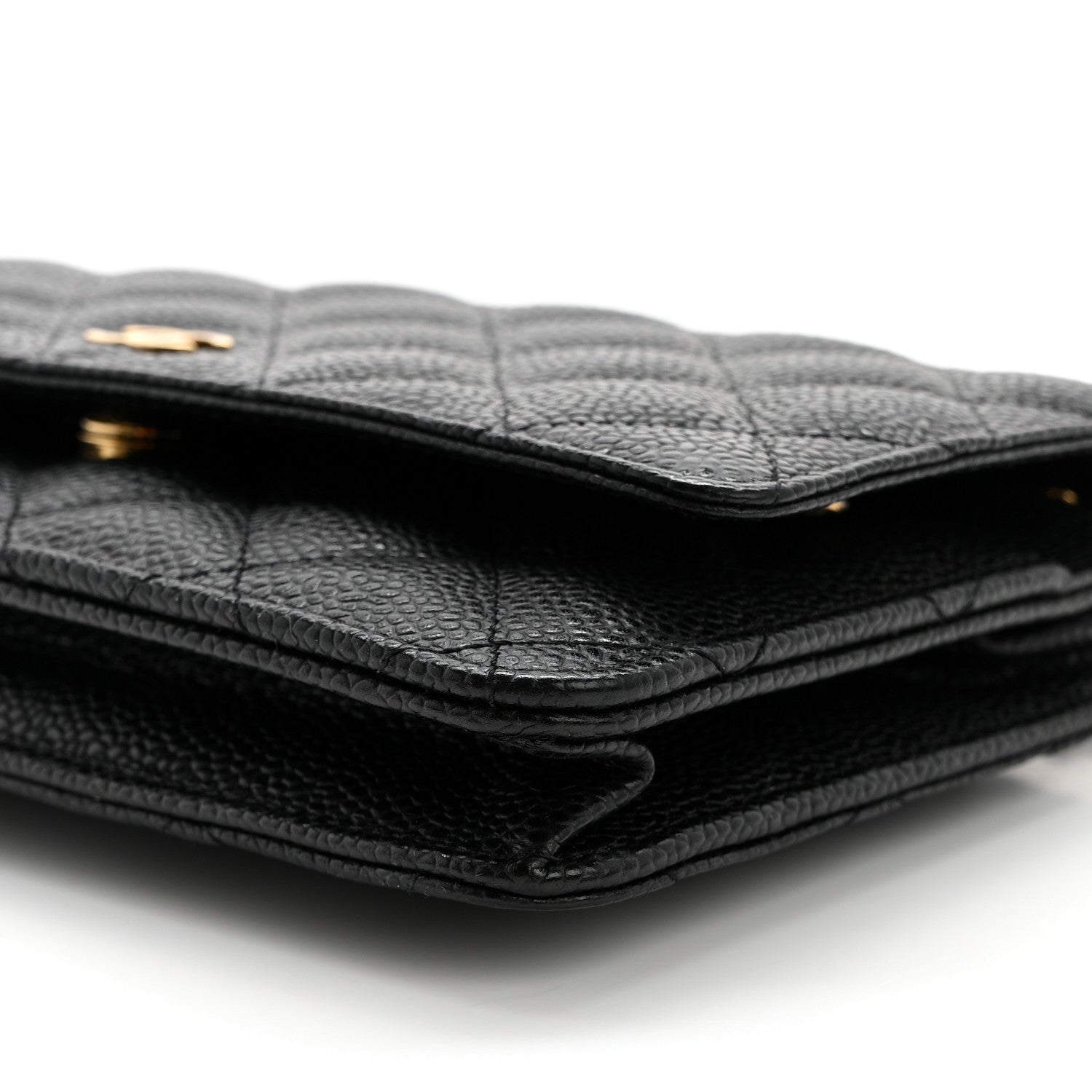 Chanel Caviar Quilted Wallet on Chain WOC Black 11 of 12