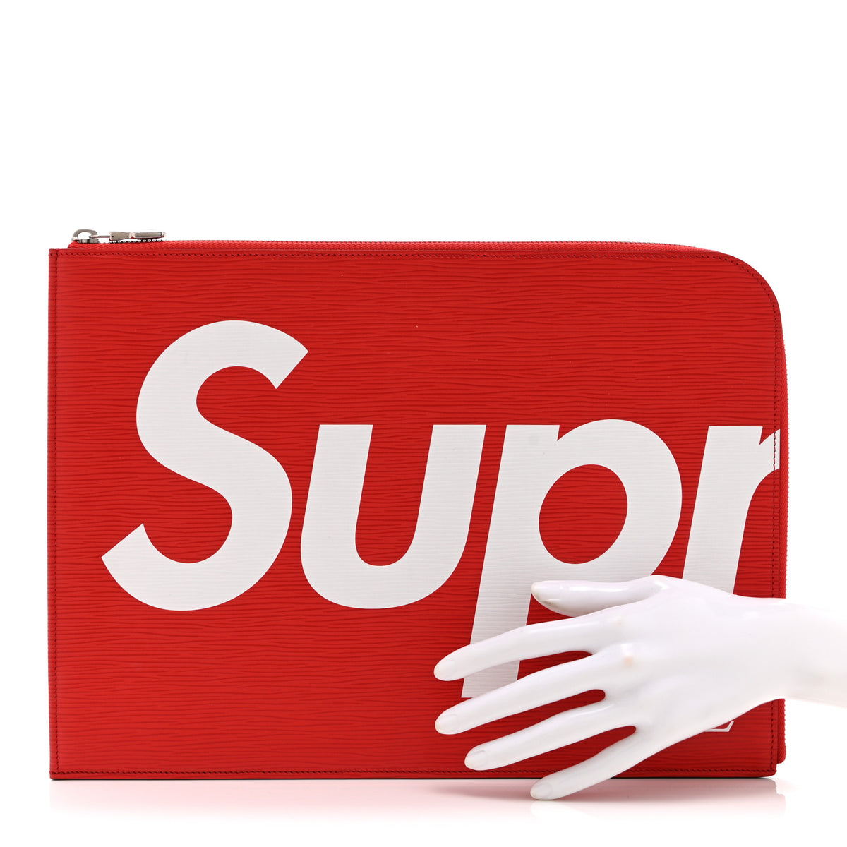 Louis Vuitton X Supreme Epi Pochette Jour GM Red 2 of 10
