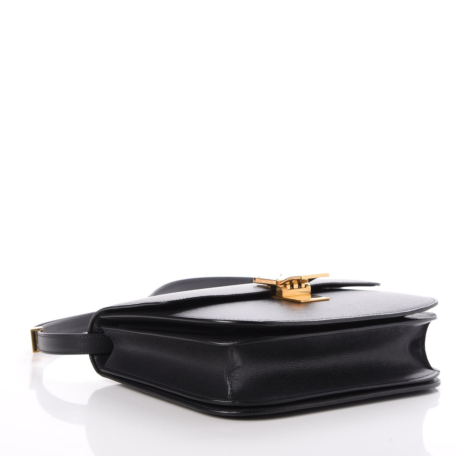 Celine Liege Calfskin Medium Classic Box Flap Bag Black 4 of 7