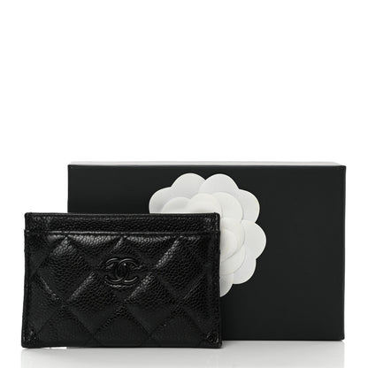 Chanel Caviar Quilted Incognito Card Holder Black 9 of 9