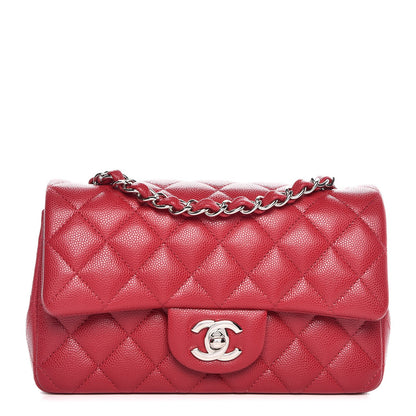 Chanel Caviar Quilted Mini Rectangular Flap Pink 1 of 7