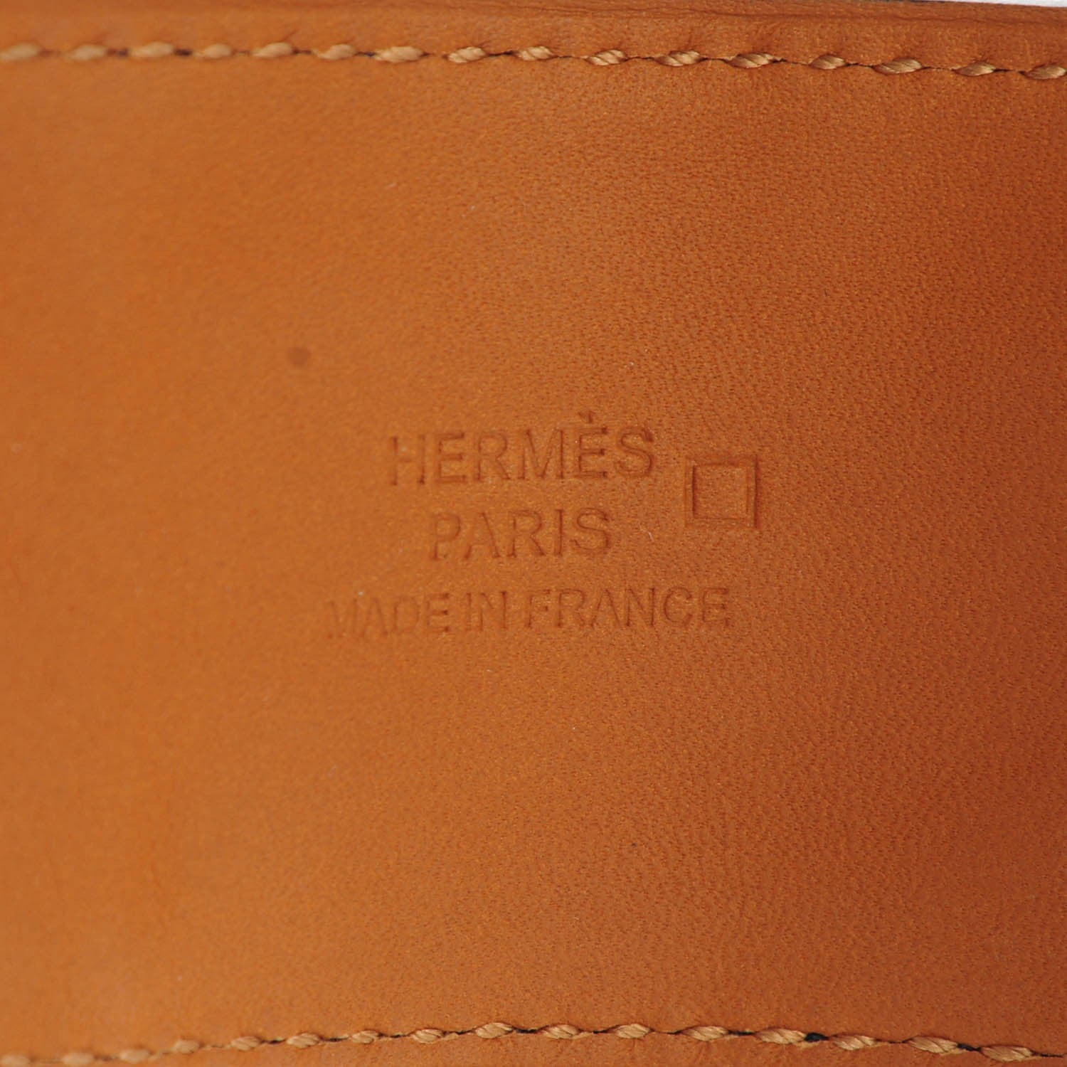 Hermes Shiny Alligator Collier De Chien CDC S Bracelet Bleu Marine 6 of 7