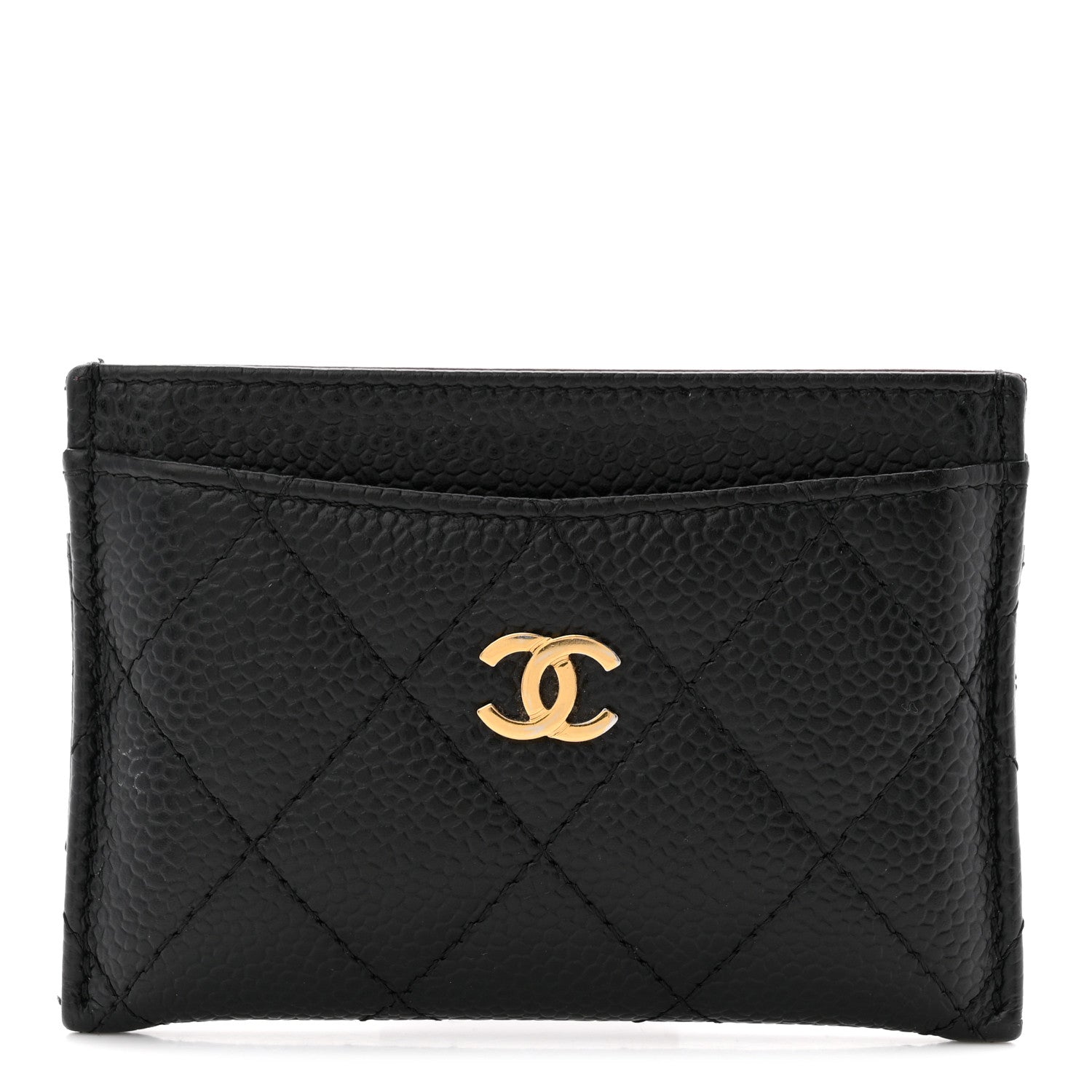 Chanel Caviar Quilted Card Holder Black 1 of 9