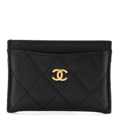 Chanel Caviar Quilted Card Holder Black 1 of 9