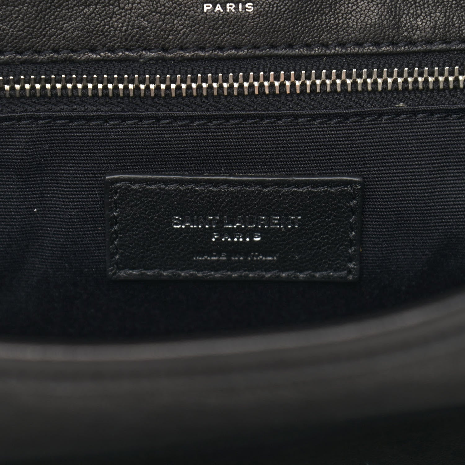 Saint Laurent Calfskin Monogram Armature Medium Niki Chain Satchel Black 6 of 11
