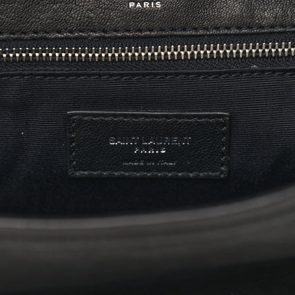 Saint Laurent Calfskin Monogram Armature Medium Niki Chain Satchel Black 6 of 11