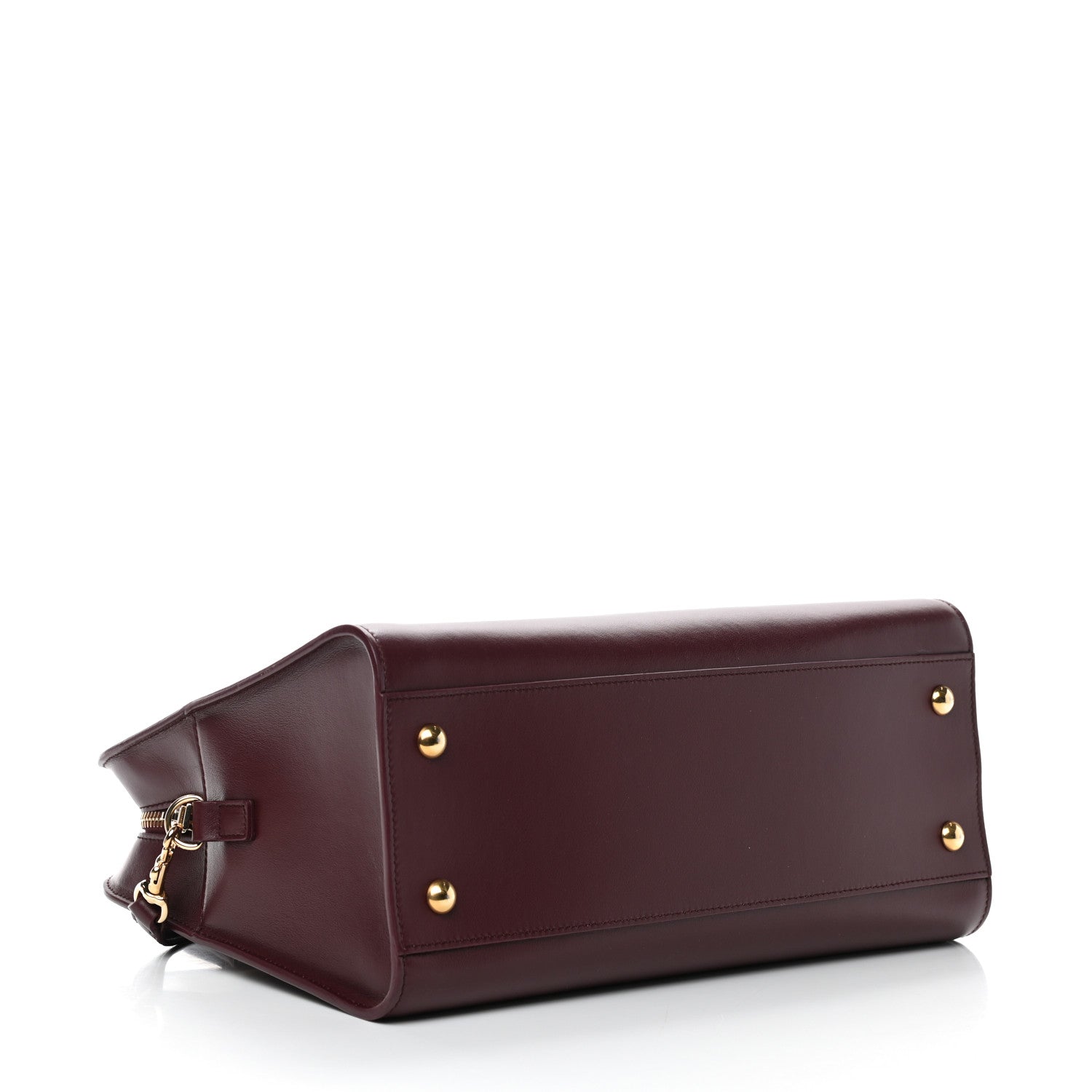 Saint Laurent Smooth Calfskin Small Monogram Cabas Rouge Legion 4 of 9