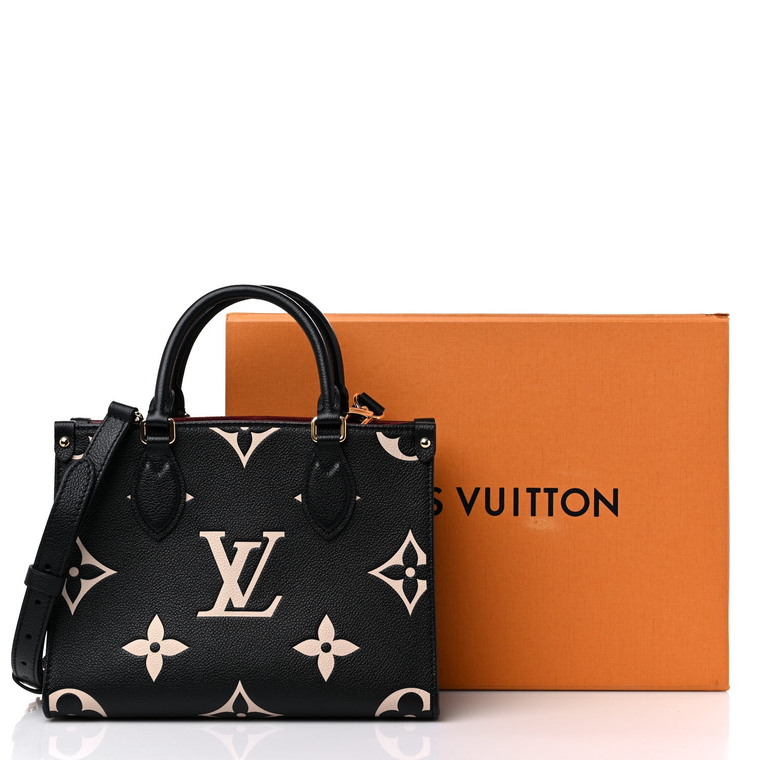 Louis Vuitton Empreinte Monogram Giant Onthego PM Black Beige 11 of 11