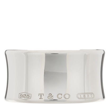 Tiffany Sterling Silver Wide 1837 Cuff Bracelet 1 of 4