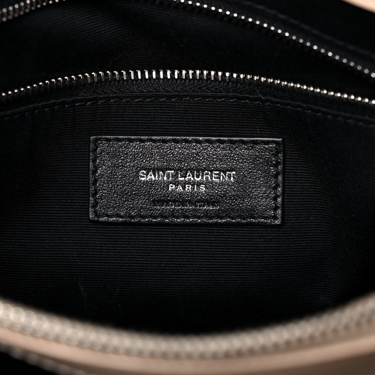 Saint Laurent Calfskin Y Quilted Monogram Medium Loulou Chain Satchel Dark Beige 7 of 19