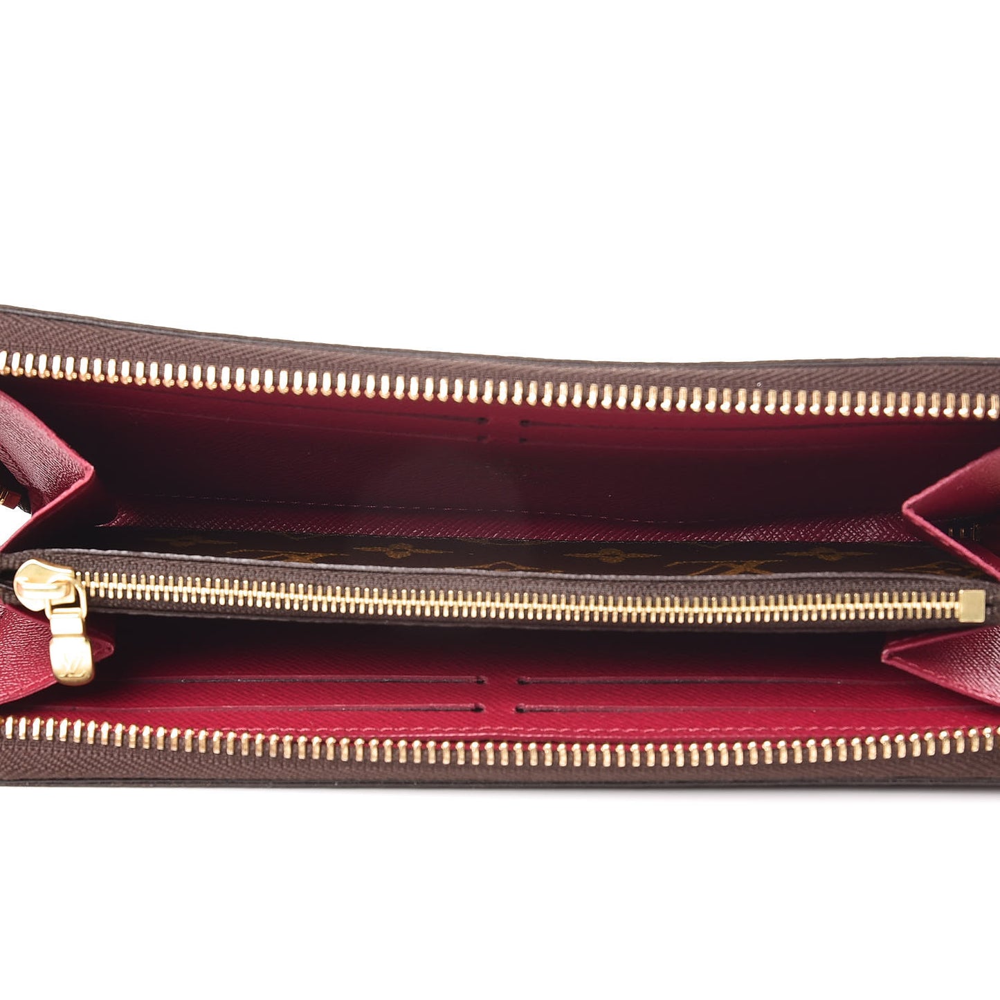 Monogram Clemence Wallet Fuchsia