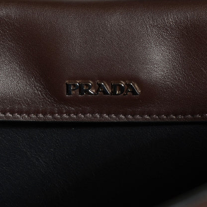 Prada City Calf Double Bag Caffe Black 7 of 9