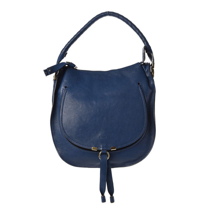 Chloe Calfskin Medium Marcie Nude Hobo Blue Velvet 1 of 10