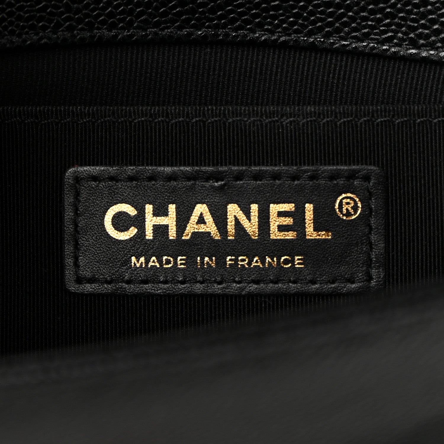 Chanel Caviar Chevron Quilted Medium Boy Flap Black 6 of 13