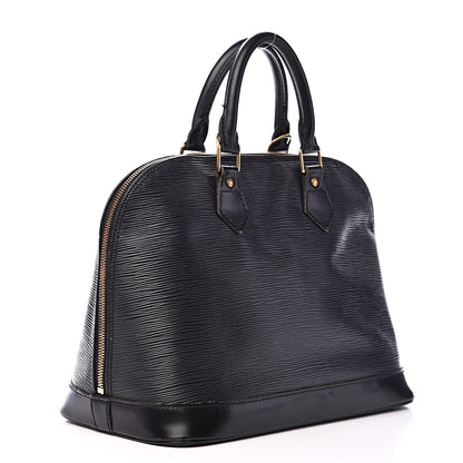Louis Vuitton Epi Alma PM Black 3 of 19
