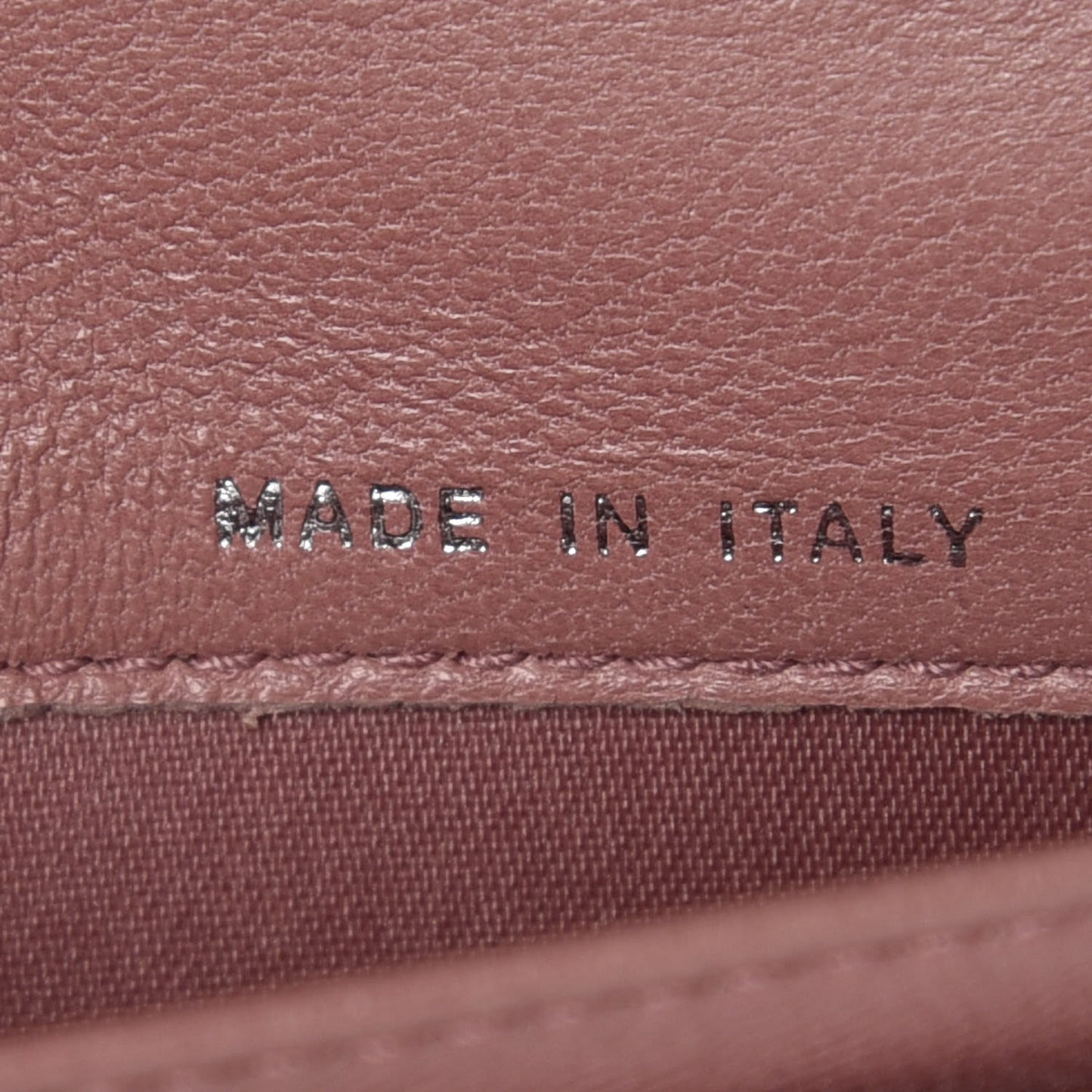 Lambskin Camellia Embossed Yen Wallet Black