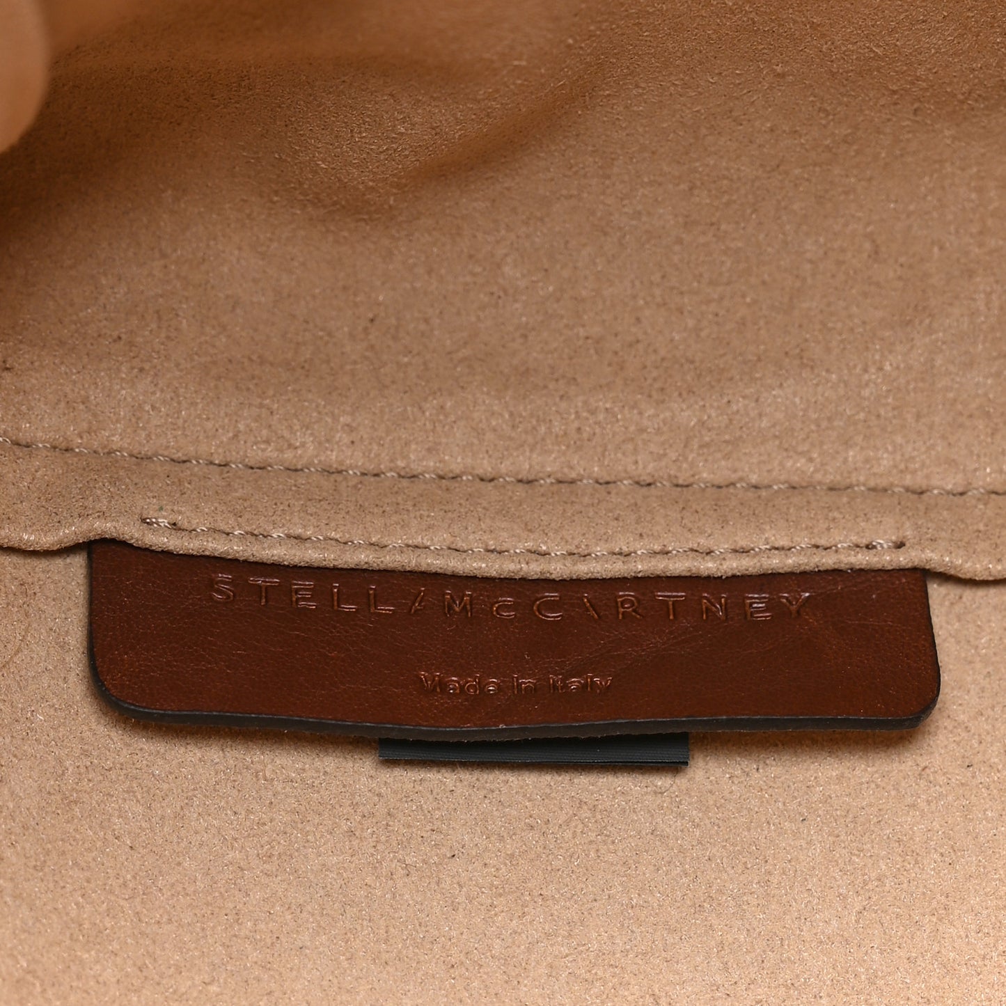 Canvas Striped Logo Tote Brown Multicolor