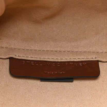 Stella McCartney Canvas Striped Logo Tote Brown Multicolor 7 of 11