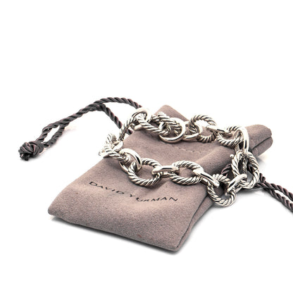 David Yurman Sterling Silver 12mm Large Oval Link Bracelet 6 of 6