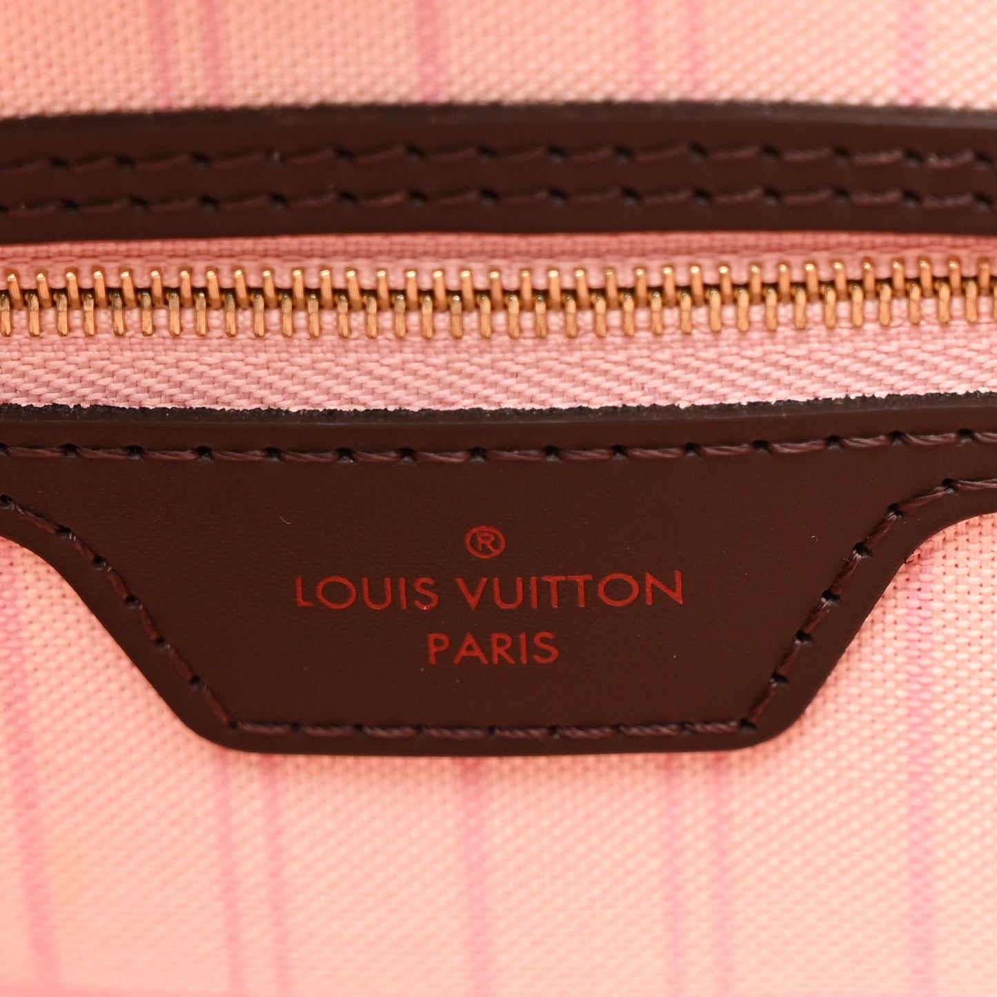 Damier Ebene Neo Neverfull MM Rose Ballerine