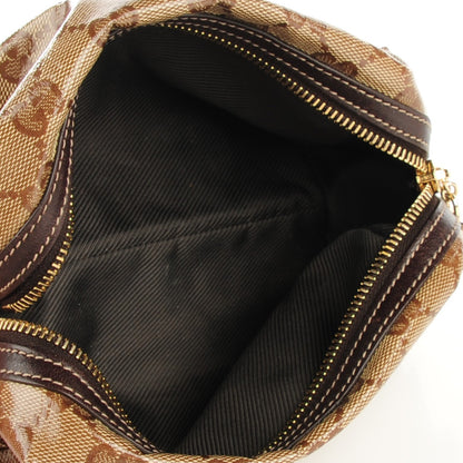 Gucci Crystal Monogram Duchessa Cosmetic Case Dark Brown 5 of 7