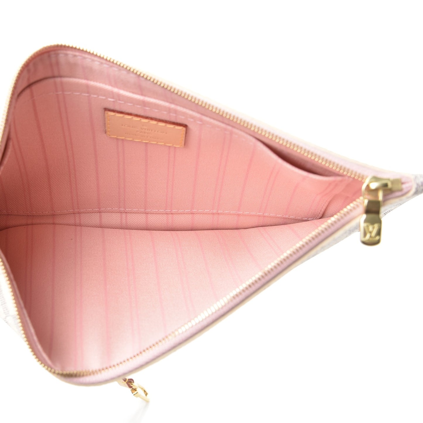 Damier Azur Neo Neverfull MM Rose Ballerine