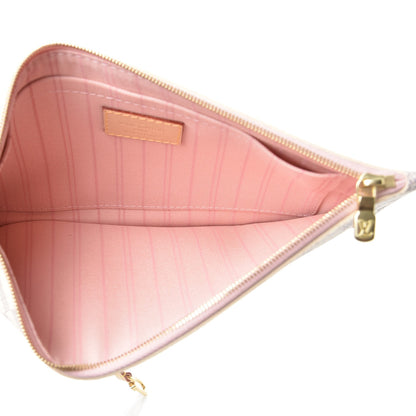 Louis Vuitton Damier Azur Neo Neverfull MM Rose Ballerine 6 of 8