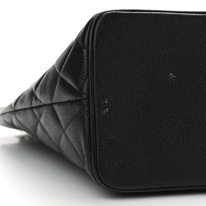 Chanel Caviar Quilted Medallion Tote Black 9 of 16