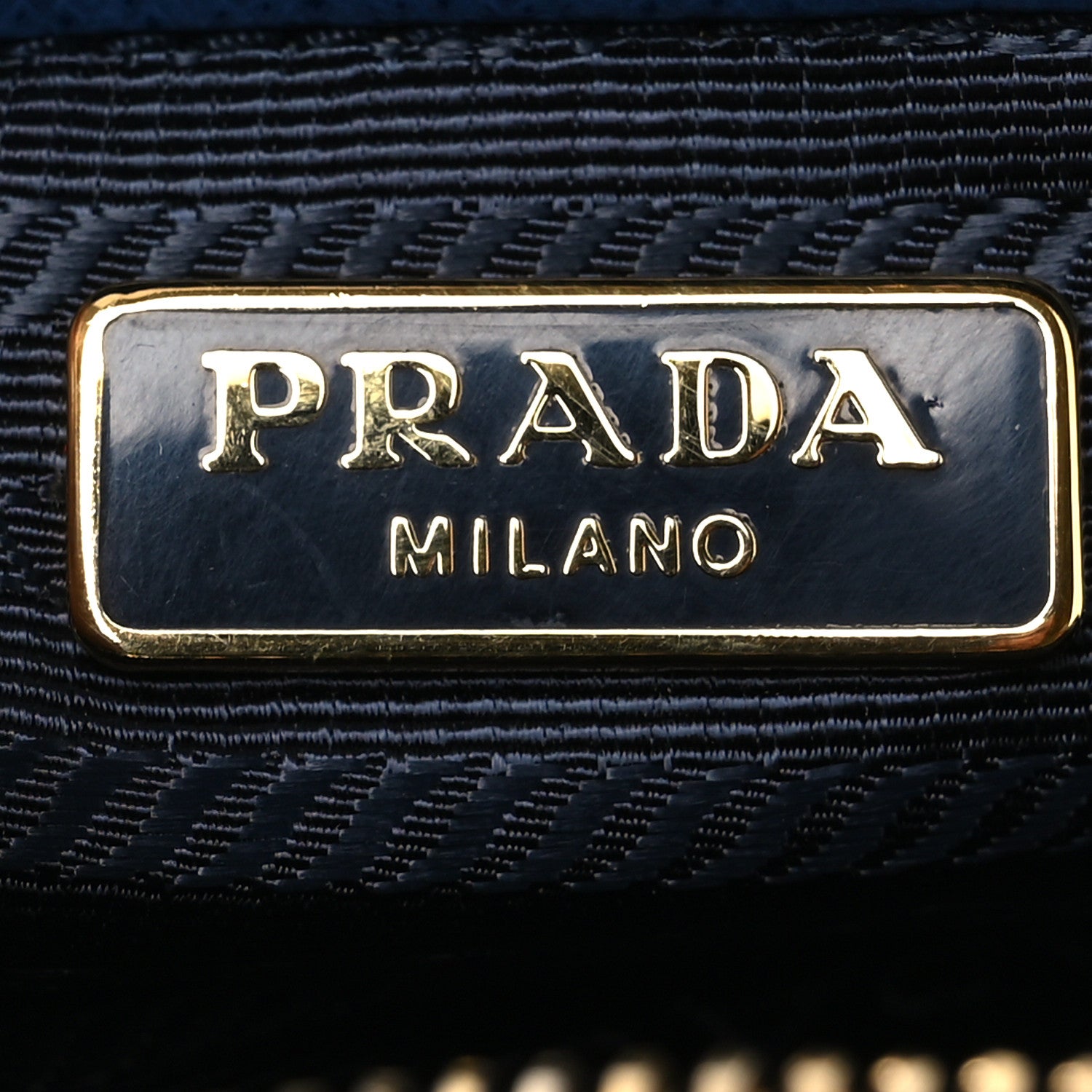 Prada Saffiano Mini Camera Crossbody Bag Bleuette 6 of 12