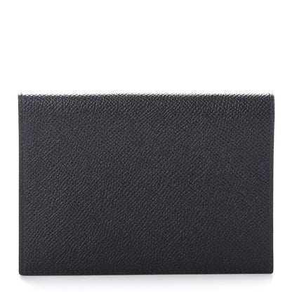 Hermes Epsom MC2 Magellan Passport Holder Bleu Indigo Bleu Saint Cyr 1 of 7