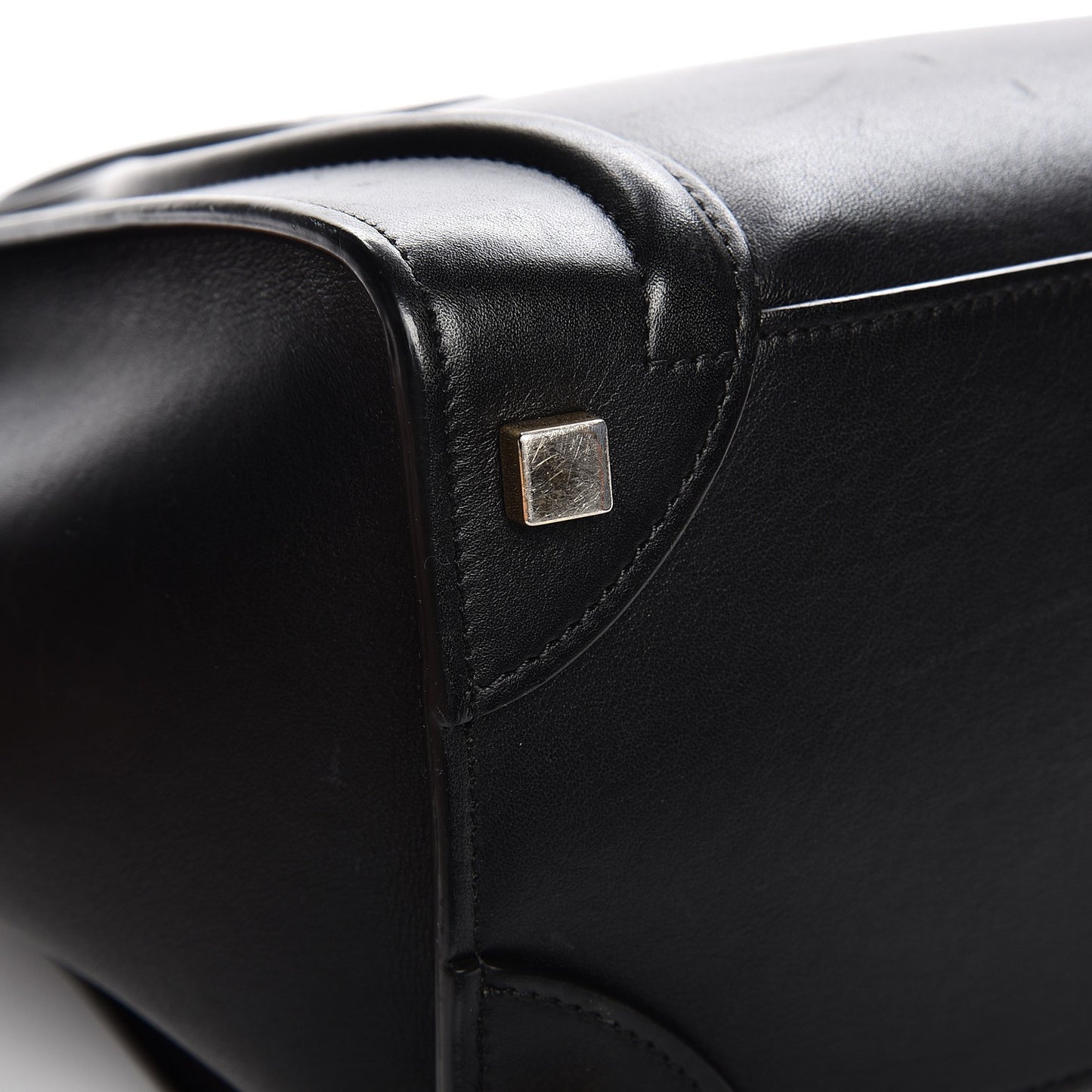 Smooth Calfskin Micro Luggage Black
